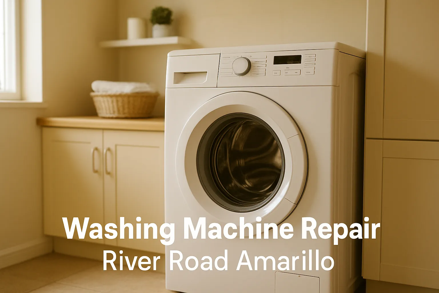 Repaired appliance after a Washing Machine Repair River Road Amarillo TX job
