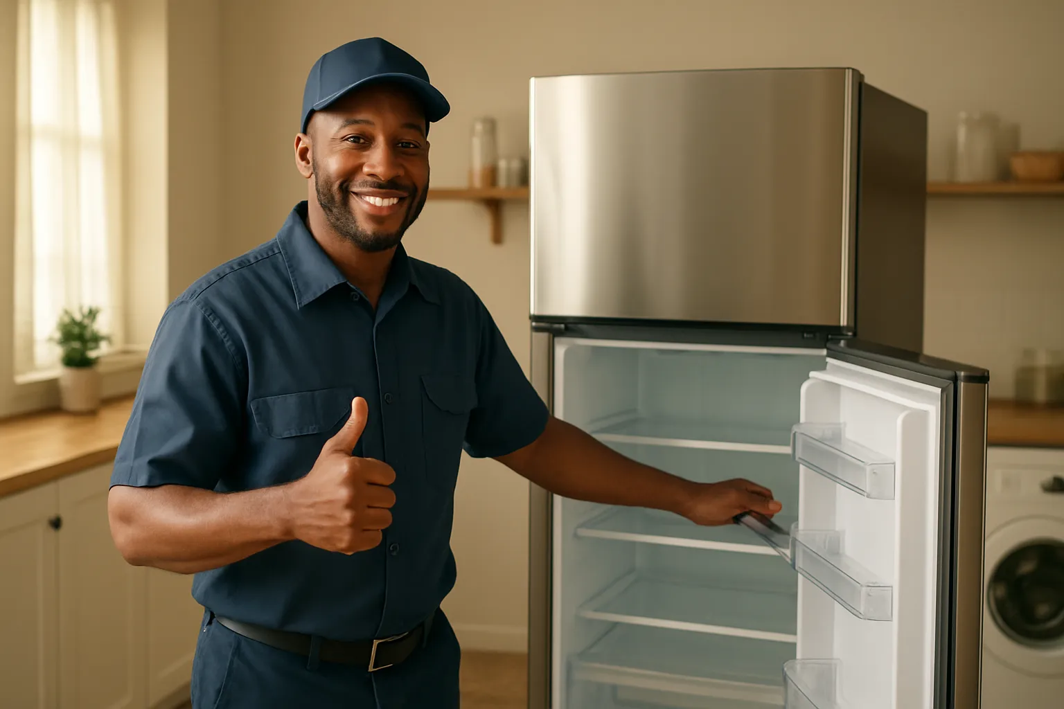 Repaired appliance after a Refrigerator Repair Amarillo TX job
