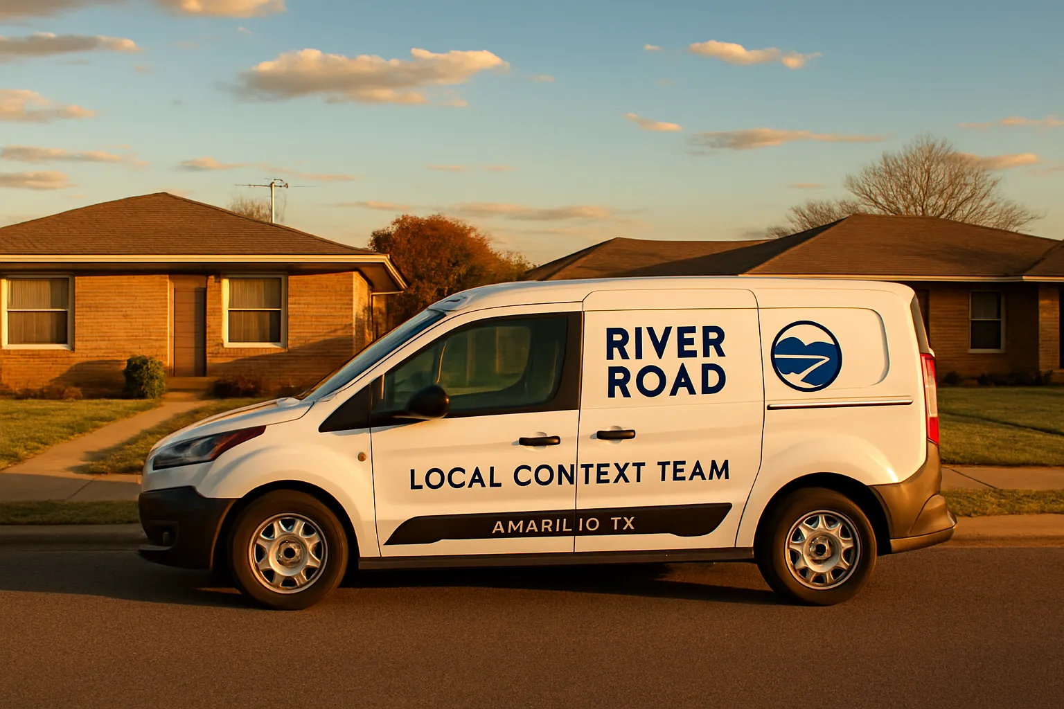 Appliance repair technician working at a home in River Road, TX